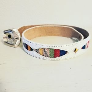 Woman's Silver Creek Genuine Leather Western Belt